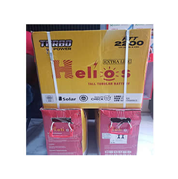 220ah 12v Helios Tubular battery