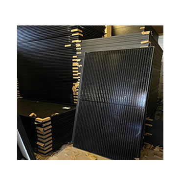 All black flame panel
